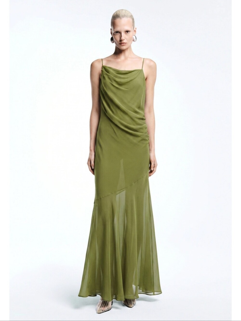 Siagre Silk Backless Gown - Picture 3 of 4